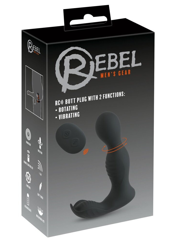 RC Butt Plug with 2 Functions